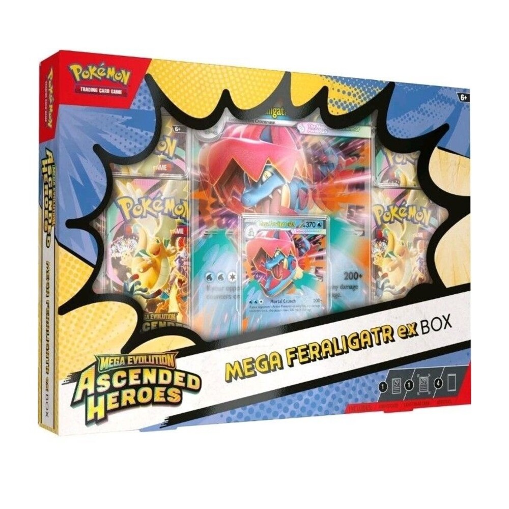 Pokémon TCG: Ascended Heroes Mega Feraligatr ex Box Factory Sealed